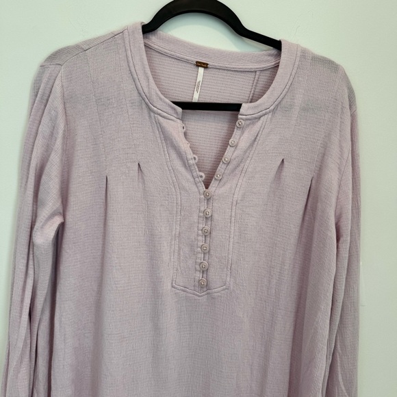 Free People‎ Your Girl Tunic Mini Dress Lavender M - Picture 5 of 10